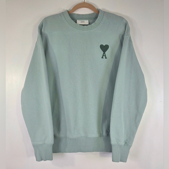 Ami Other - RARE AMI PARIS ALEXANDRE MATTIUSSI AMI DE COEUR SWEATSHIRT.
